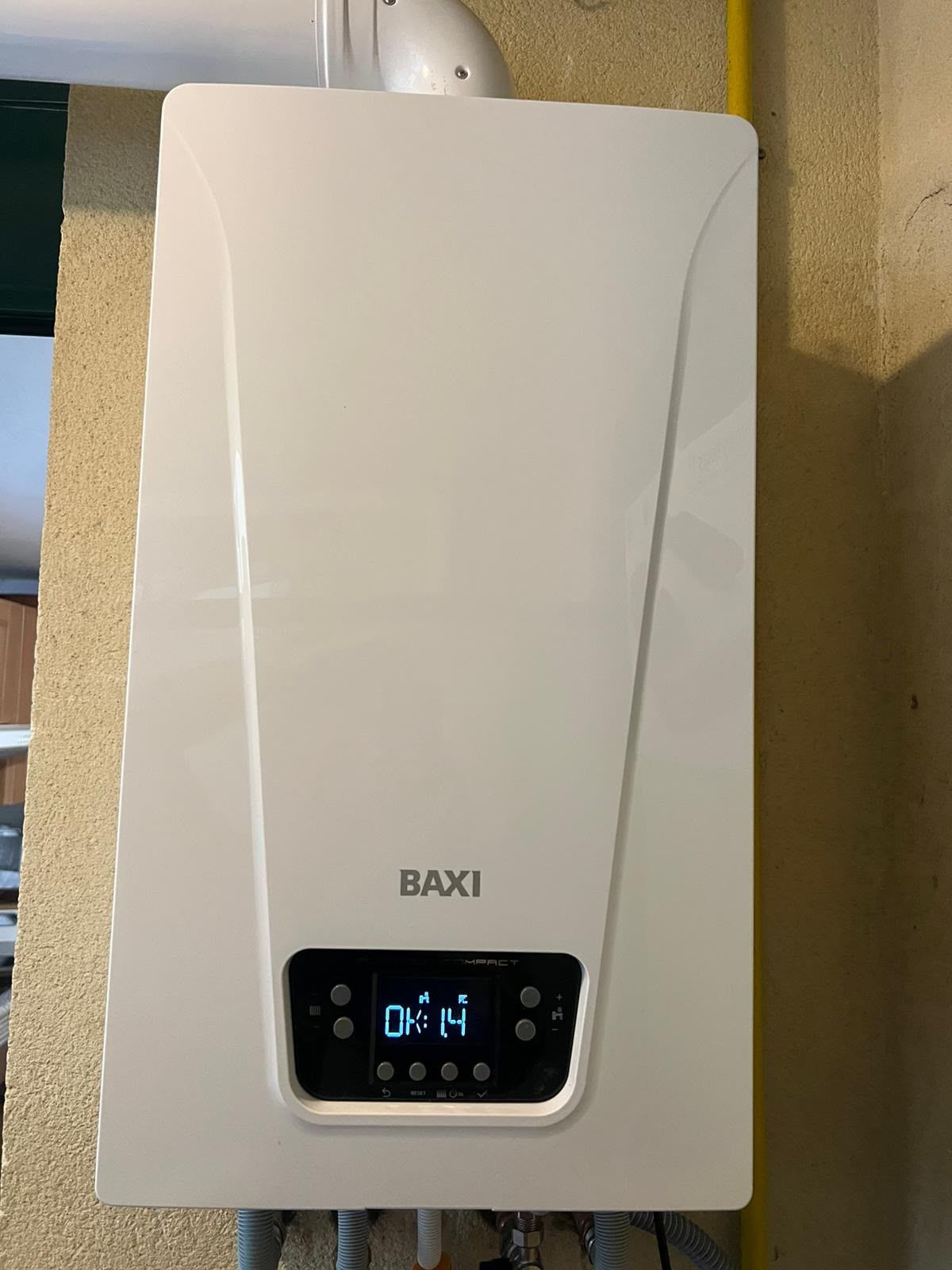 Instalación de gas con caldera BAXI Platinum iCompact realizada en Mallorca